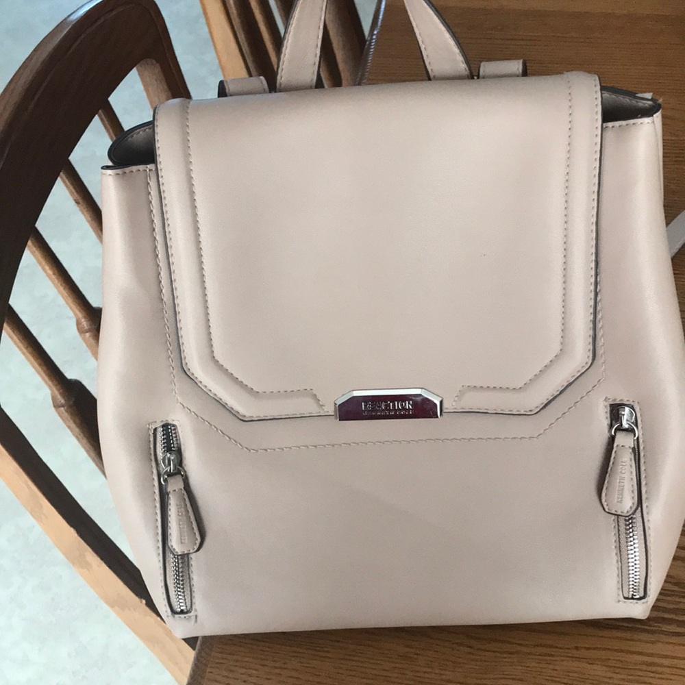 Reaction Kenneth Cole Beige Backpack - Picture 3 of 5